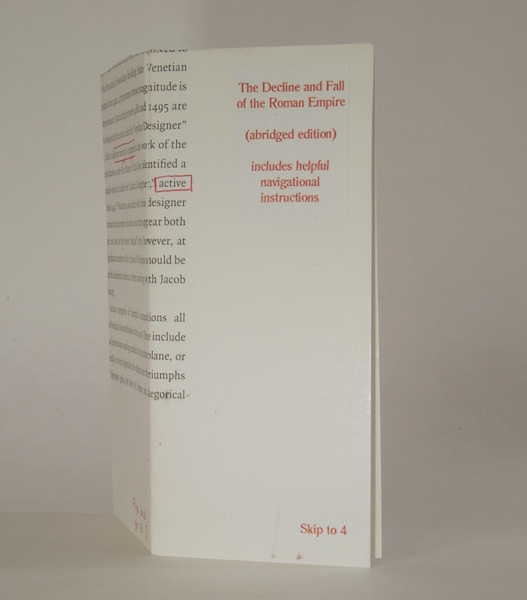 French fold book-front