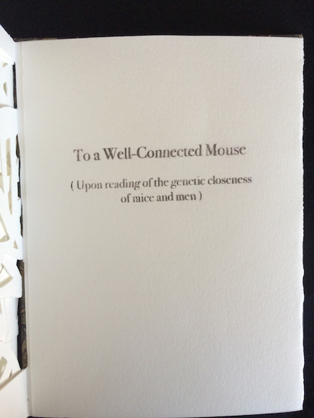 title page Updike poem