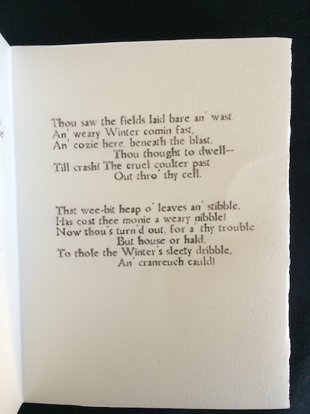 third page of poem